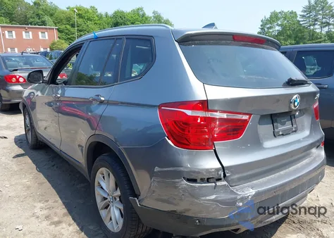 2016 BMW X3 xDrive28I from USA, damaged, VIN 5UXWX9C52G0D86112